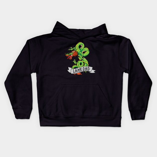 New School Dragon Kids Hoodie by Vault Emporium